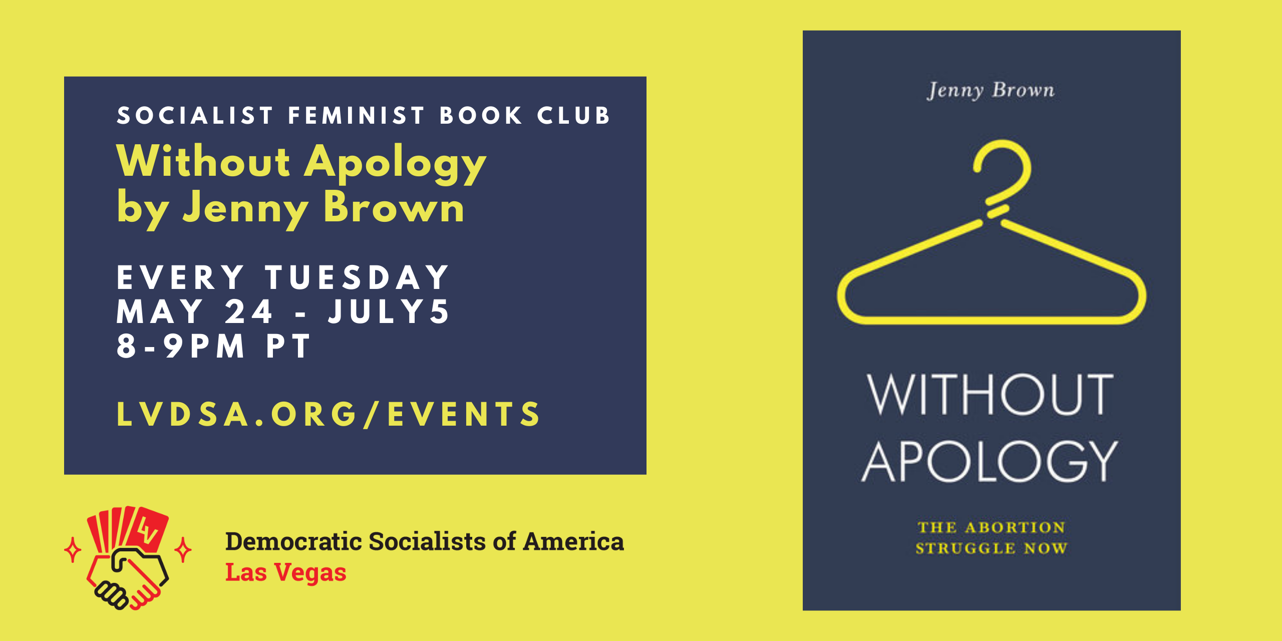 Socialist Feminist Book Club: Without Apology - Las Vegas DSA